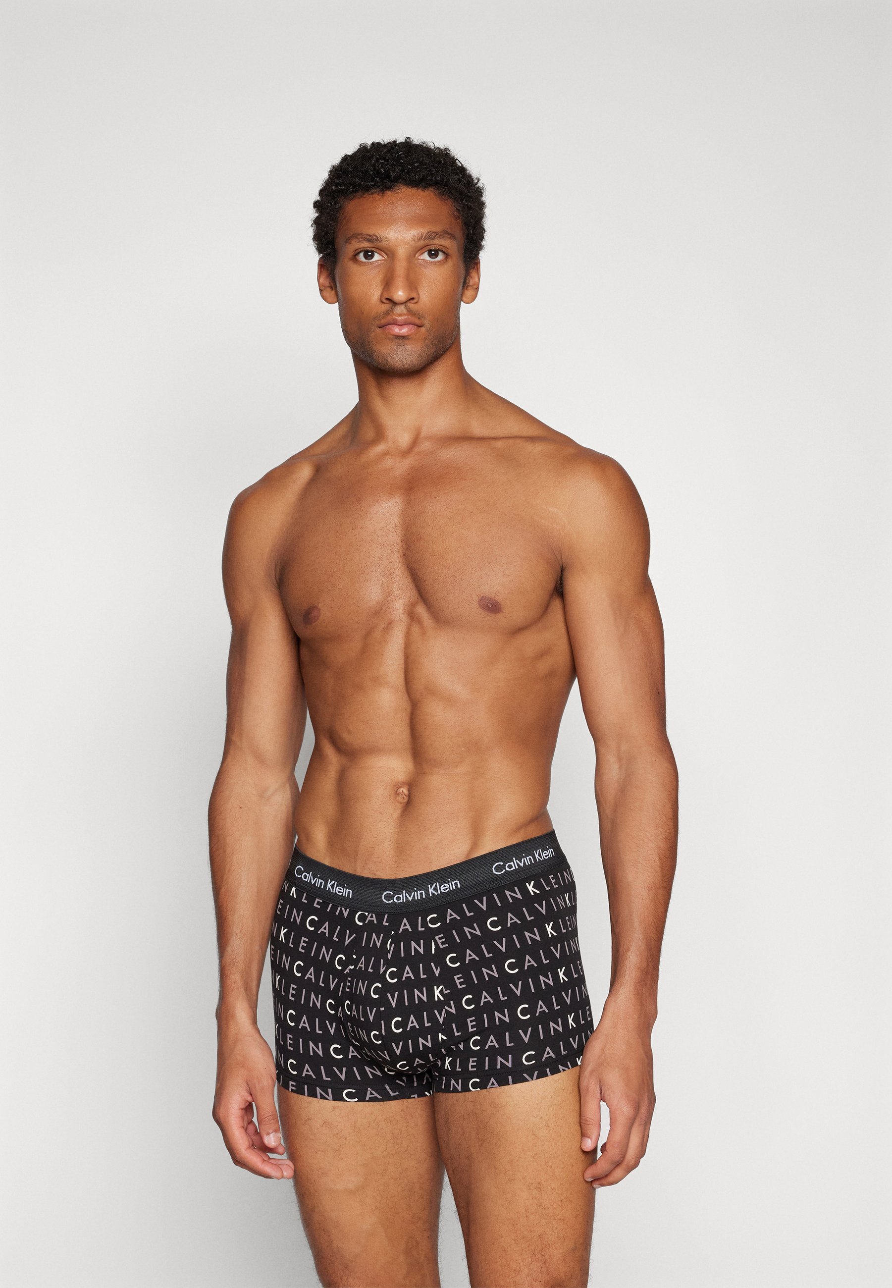 Calvin Klein Underwear LOW RISE TRUNK STRETCH 3-PACK - Boxershorts - zwart