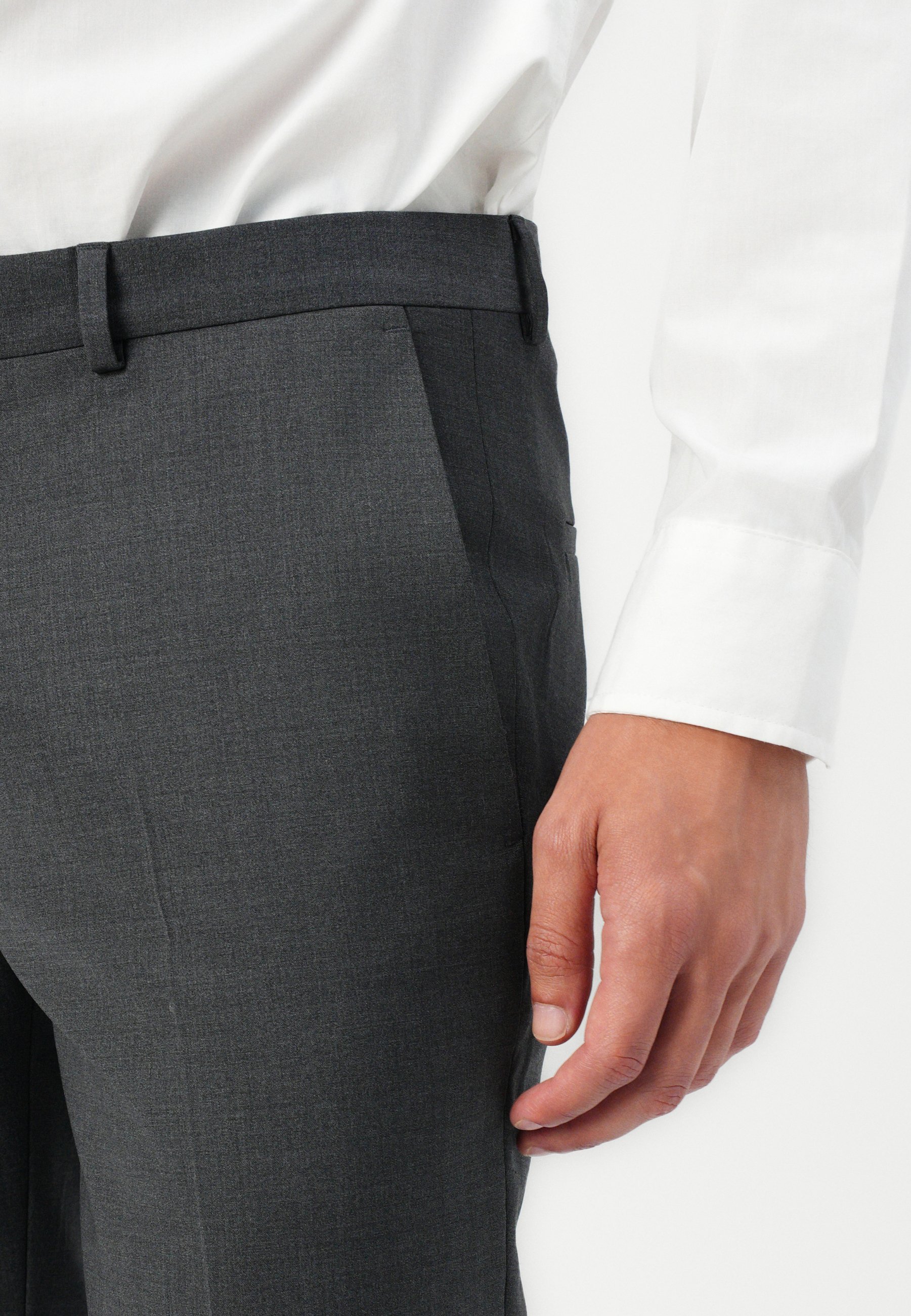HUGO HESTEN - Hose - dunkelgrau