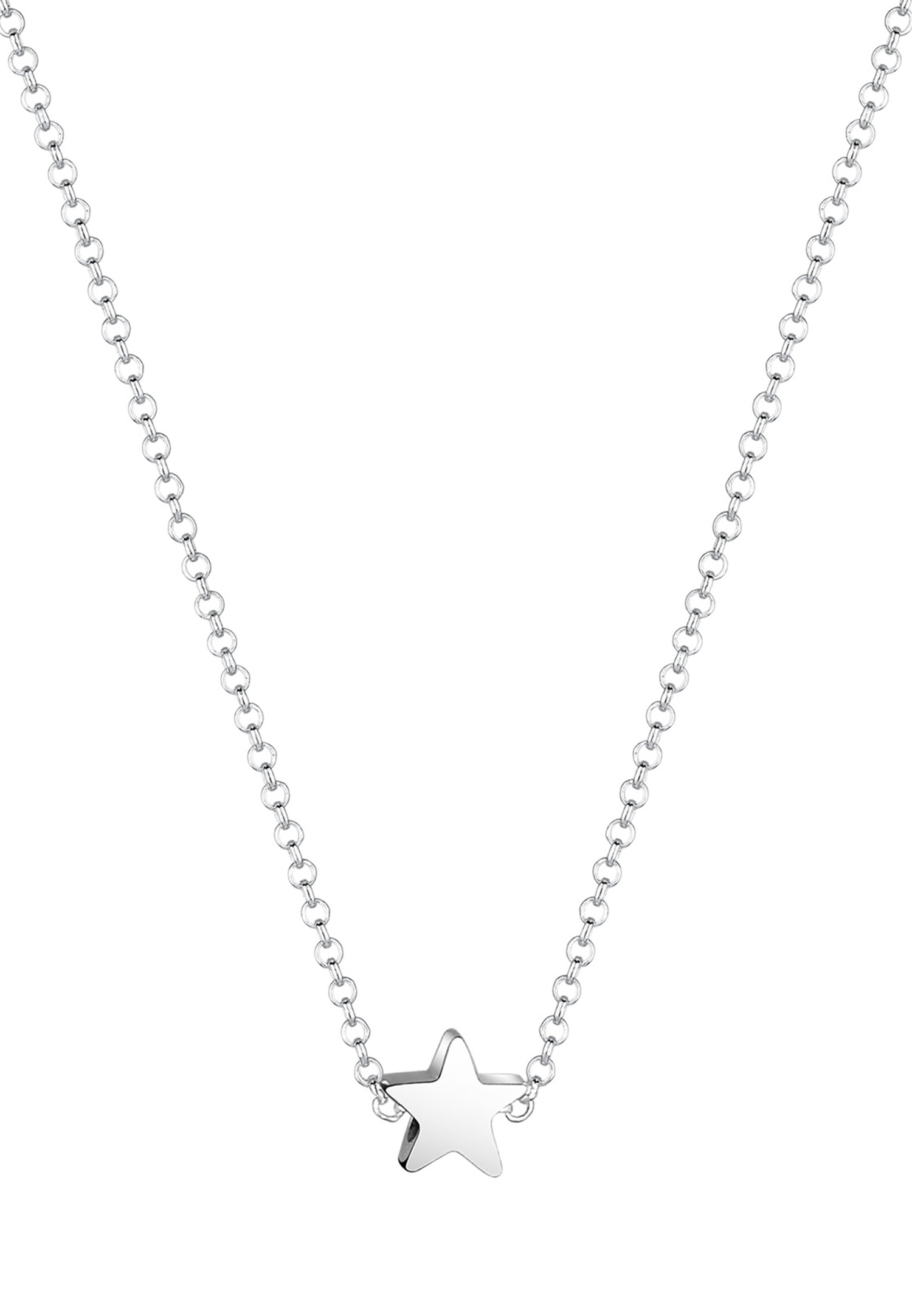 Elli Enfants Pendentif Étoile Astro avec Cristal en Argent Sterling 925