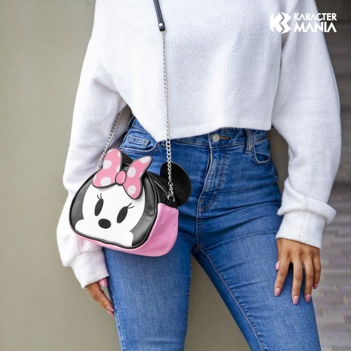 Bolso de hombro - KARACTERMANIA - Minnie Mouse M Heady - Rosa - Sintético - Infantil