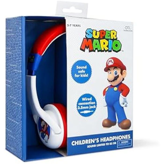 OTL - Cuffie Junior - Super Mario Bianco