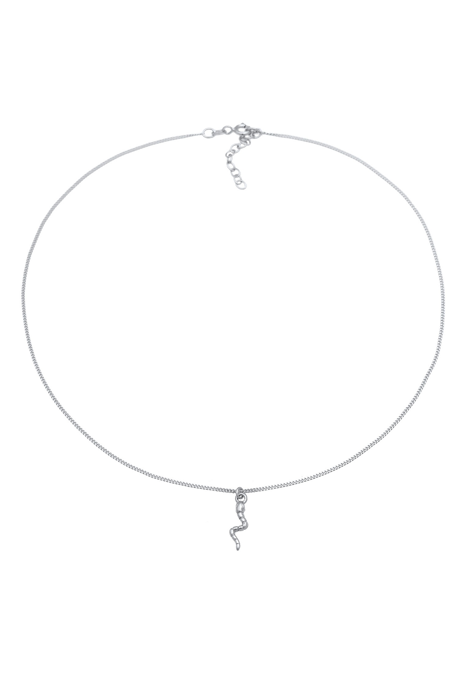Elli Femmes Choker Pendentif Serpent Moderne en argent sterling 925