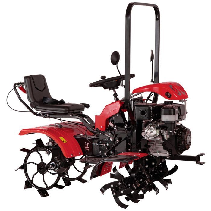 Mini tracteur 4x4 moteur essence 10,9 ch démarrage électrique MW Tools MTR010