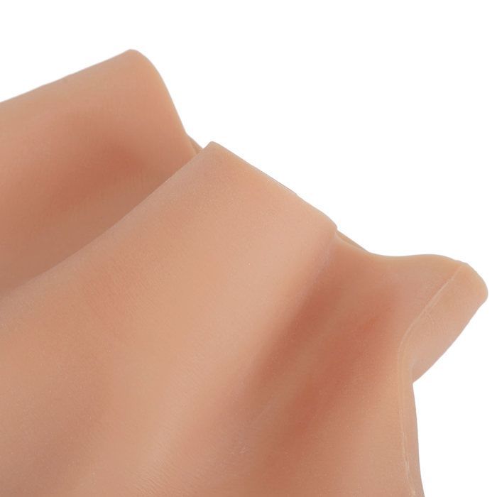 SALUTUYA Conjunto de prótesis pulmonar, copa de prótesis mamaria, copa de higiene de silicona semicircular ligera tipo seda B