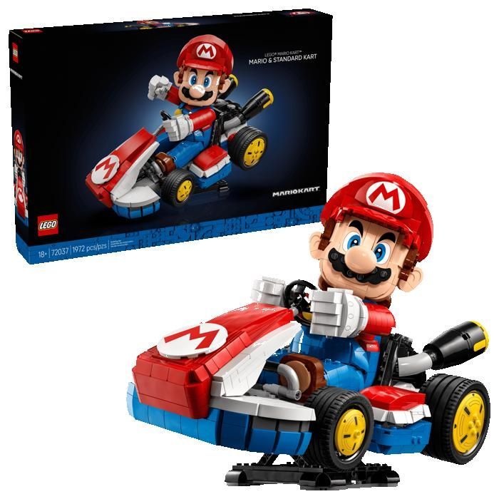 LEGO super mario 72037 Mario Kart™ : Mario et kart standard Cadeaux Jouets Objets de collection 18+