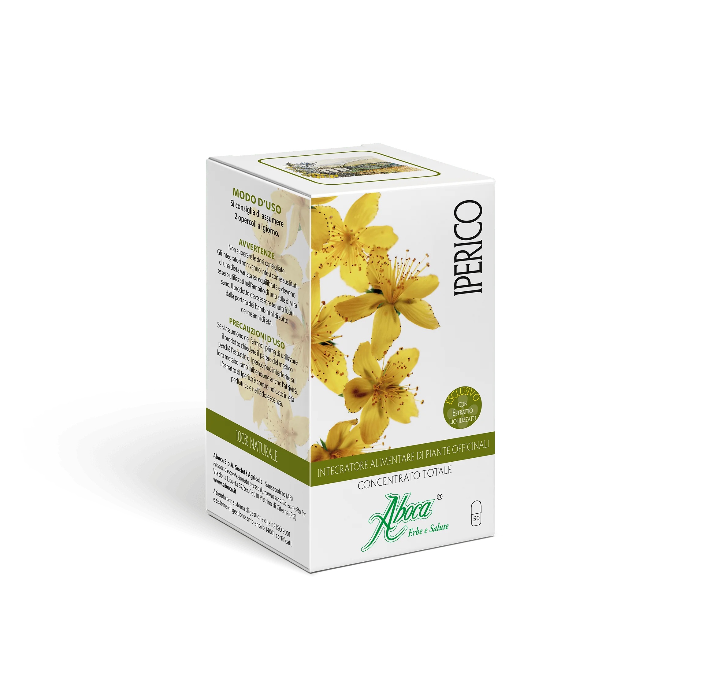 ABOCA Aboca Johanniskraut-Konzentrat, 50 Kapseln, Mentales Wohlbefinden
