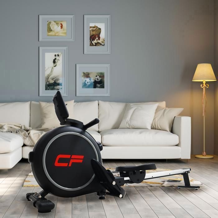 Rowing Machine - Clover Fitness CF Rower 322 - LCD Screen - 16 Resistance Levels - 13 kg Flywheel