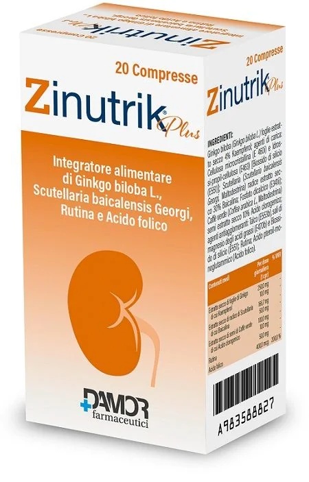 FARMACEUTIKA DAMOR Zinutrik Plus 20Cpr