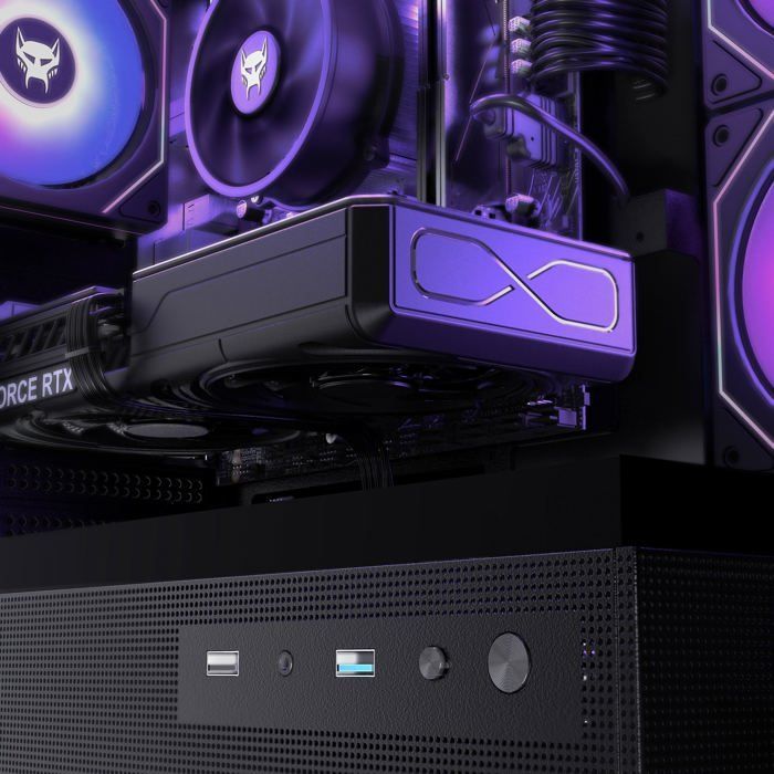 BEASTCOM Q5 Pro Gaming, PC Gamer, AMD Ryzen 5 4500, NVIDIA RTX 5050, 16 GB di RAM, 1 SSD NVMe, WiFi, Windows 11