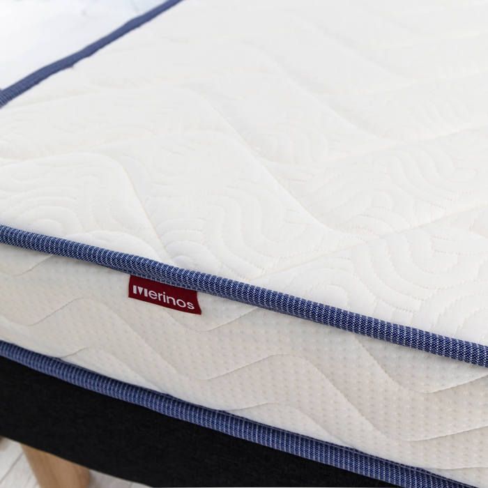 Materasso per bambini solido e confortevole, 15 cm, lana merino, SUN 80x190