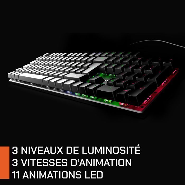 Gaming keyboard - Mechanical - Nova Gaming - Hercule - Wired - RGB LED