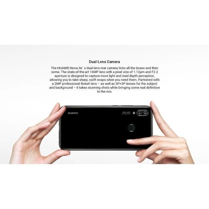 Smartphone HUAWEI P20 Lite - Nero - 128 GB - 5,84