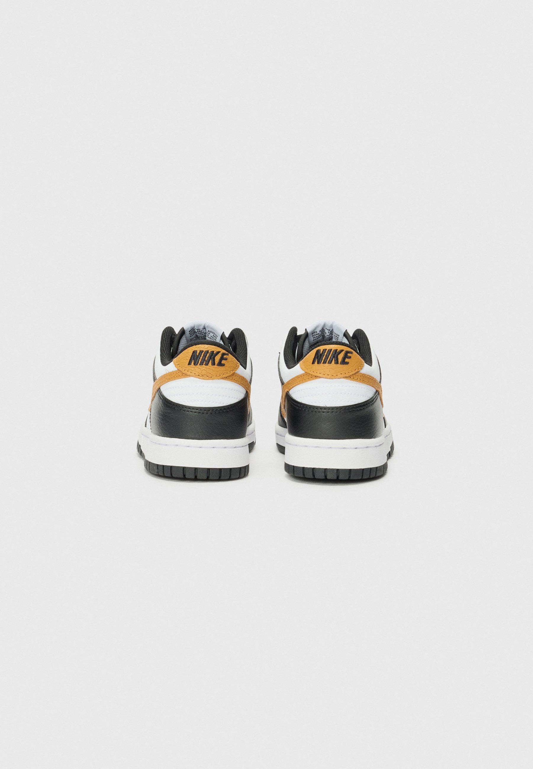 Nike Sportswear DUNK LOW UNISEX - Buty sportowe - czarny/len/biały/głęboki królewski błękit