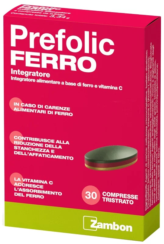 Prefolic Hierro 30 comprimidos