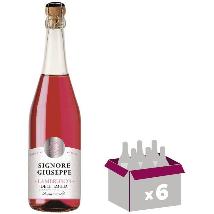 Signore Giuseppe Rosato - Lambrusco Rosado x6
