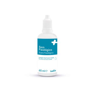 Solution saline physiologique Wells 60 ml 60 ml