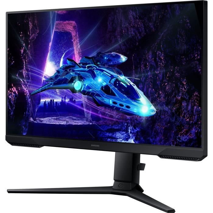 Gaming-PC-Monitor – SAMSUNG – 24 Zoll – FHD – 180 Hz – VA-Panel – 1 ms – Höhenverstellbar – LS24DG300EUXEN