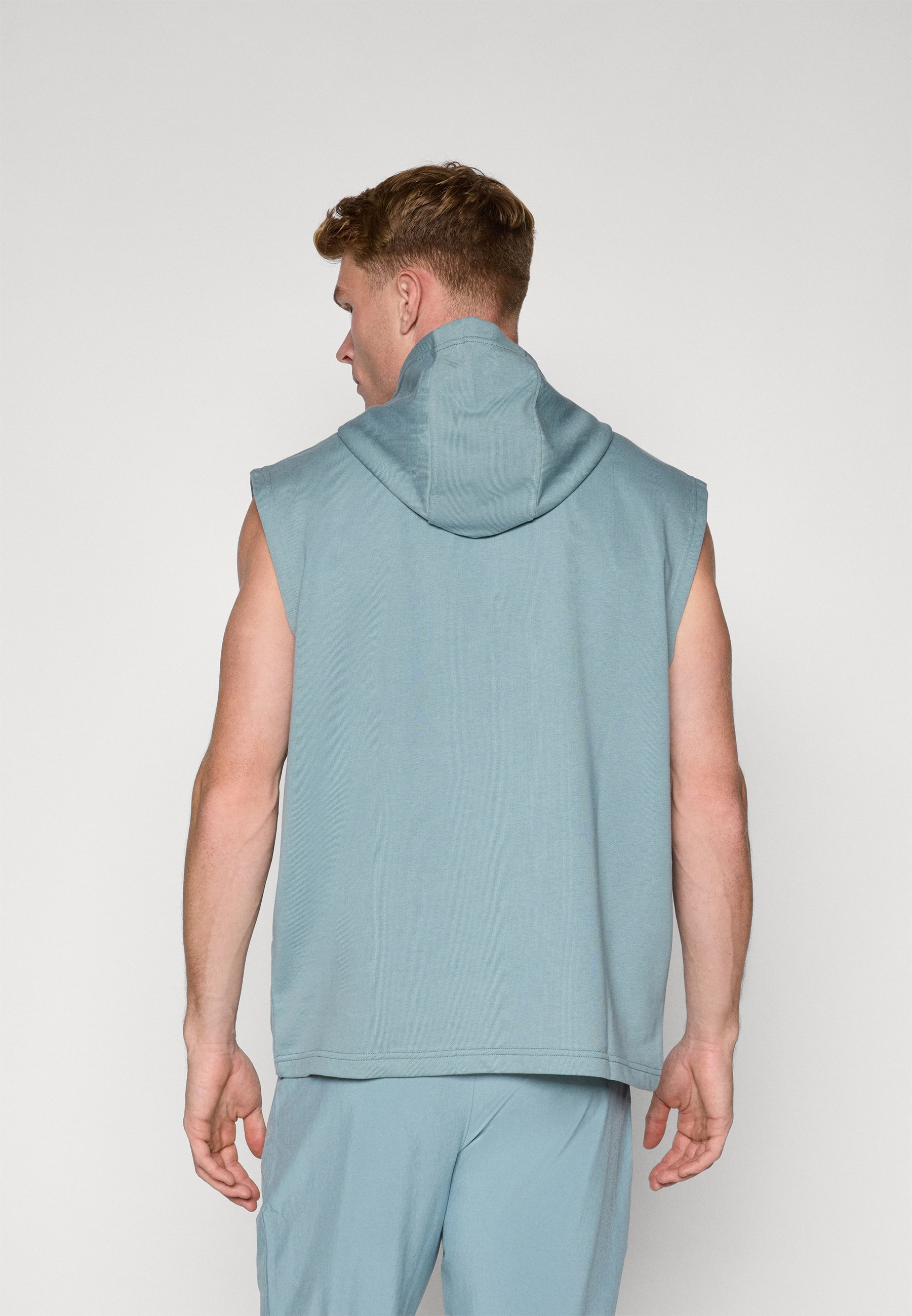Sweat à capuche sans manches Jordan SPORT CROSSOVER - Gris aviateur/noir