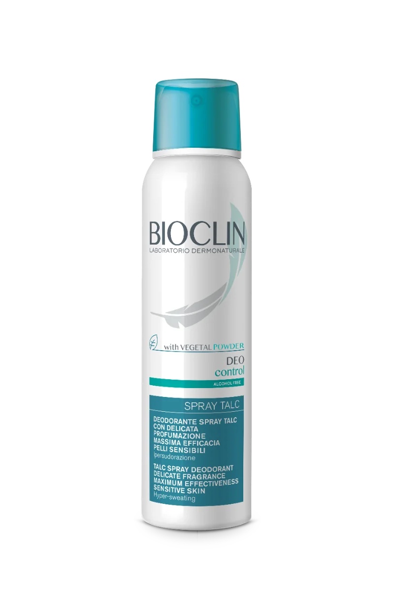 Desodorante en spray BIOCLIN Bioclin Deo Control con talco y delicado aroma, 150 ml.