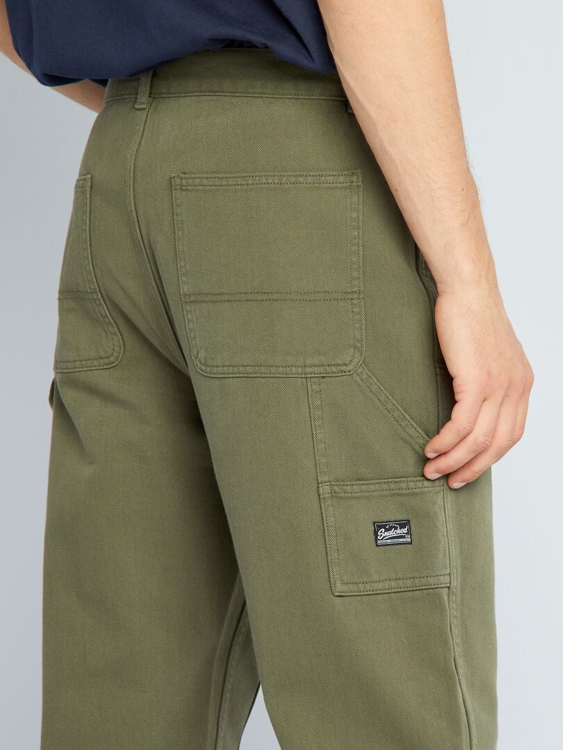 Proste jeansy - - KHAKI
