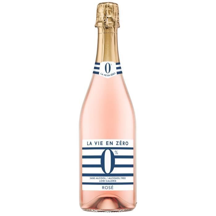 Zero Life - Bebida sin alcohol a base de vino - Rosado