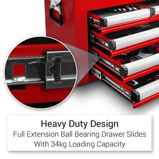 Daytona D520PSKIT 520-delige gereedschapset voor machines met ladekast met 6 laden en rolkast met 7 laden