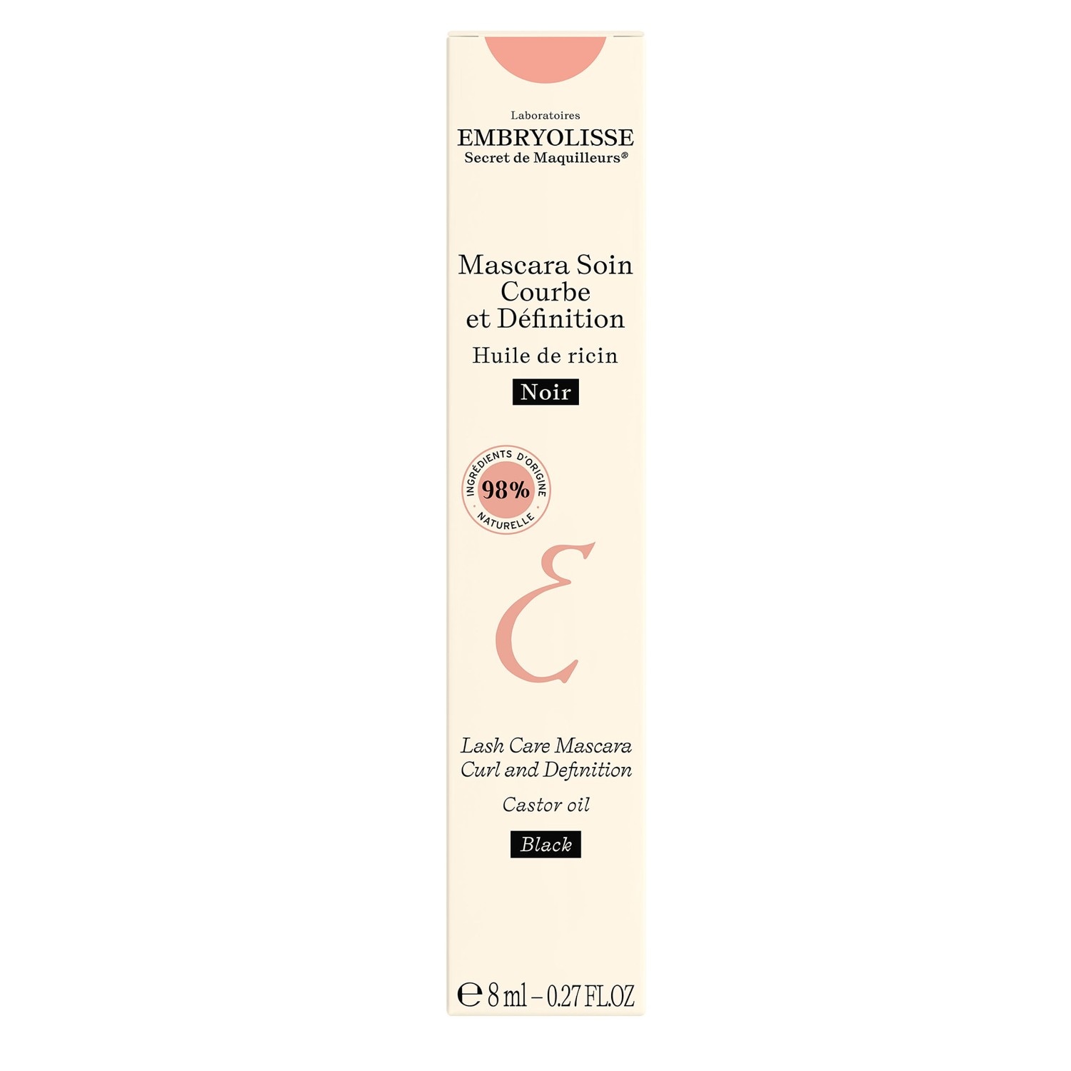 Embryolisse Mascara Cura e Definizione della Curvatura delle Ciglia – 8 ml
