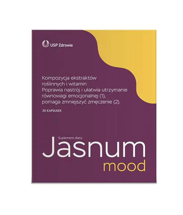 Jasnum Mood, Preparat łagodzący objawy menopauzy, Kapsułki