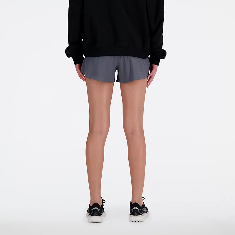 Shorts femininos RC de 3 polegadas - GRAFITE