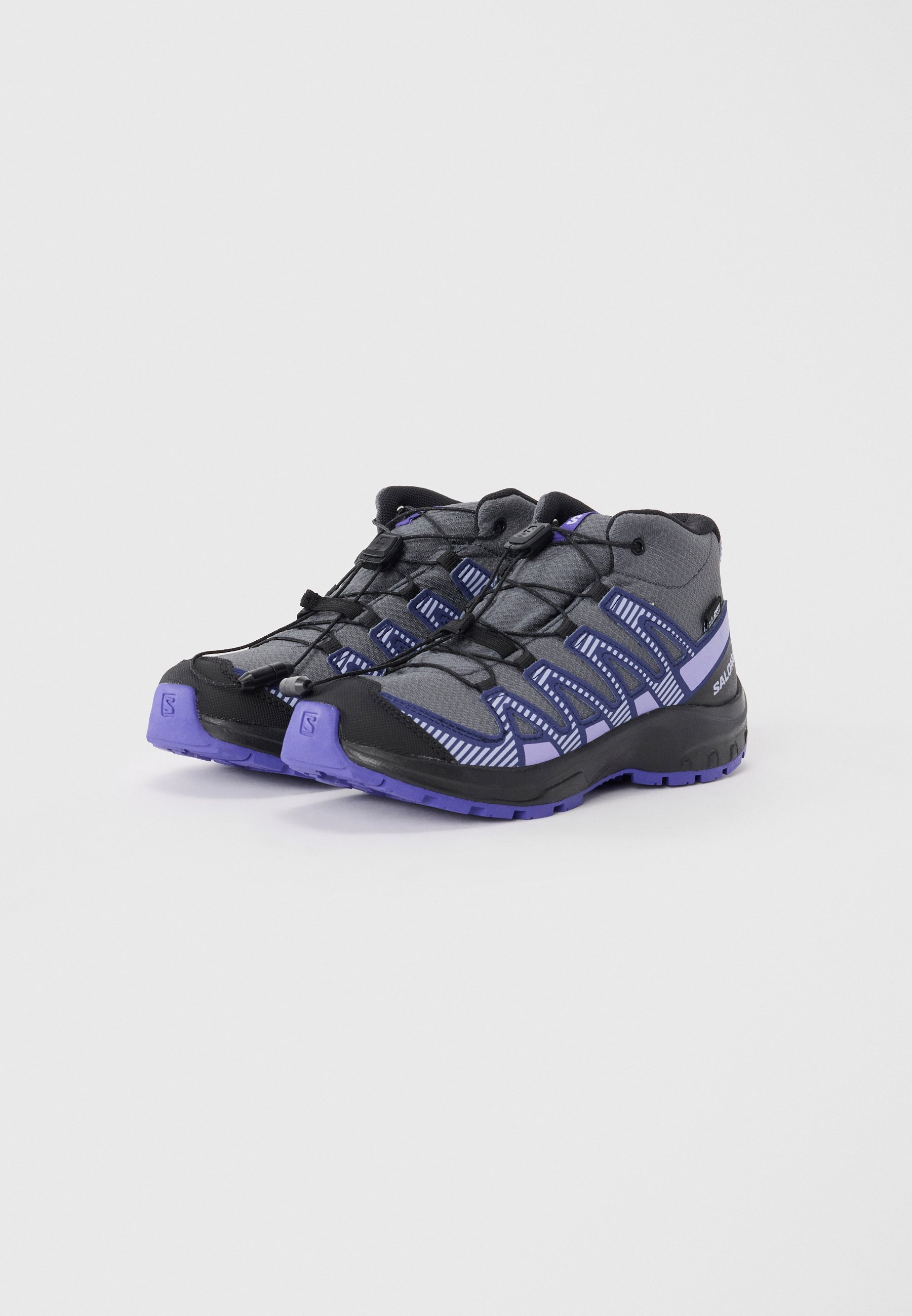Salomon XA PRO V8 MID WATERPROOF UNISEX  - Hiking shoes - turbulence/black/liberty