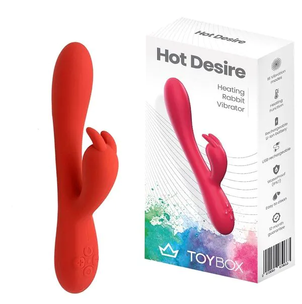 Toy-Box Hot Desire Wibrator Typu Króliczek uka