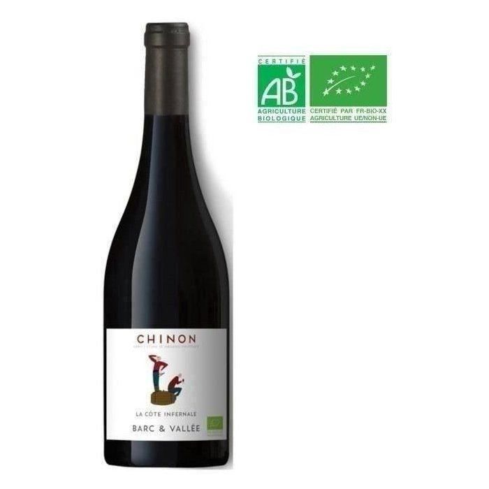 La Costa Infernal de Chinon - Vino Tinto Ecológico del Loira 2022