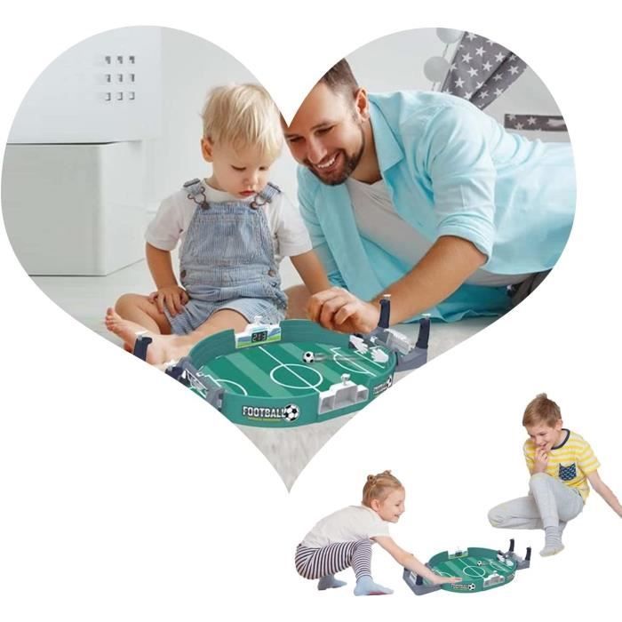 Bordspel - Mini tafelvoetbal - 6 ballen - Voor 2 spelers - WK 2022 cadeau - Unisex