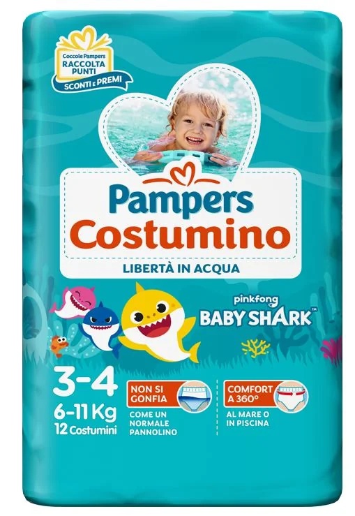 Pampers Pampers Cost BB Shark 3-4 12 stuks