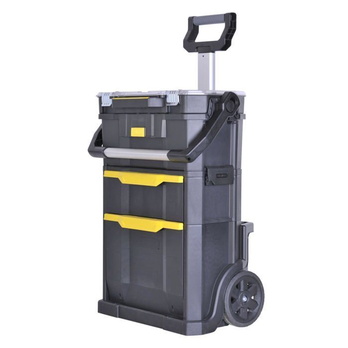 Organizer Trolley - STANLEY - STST1-79231 - 2 in 1 - Durable Polypropylene - 2 Drawers