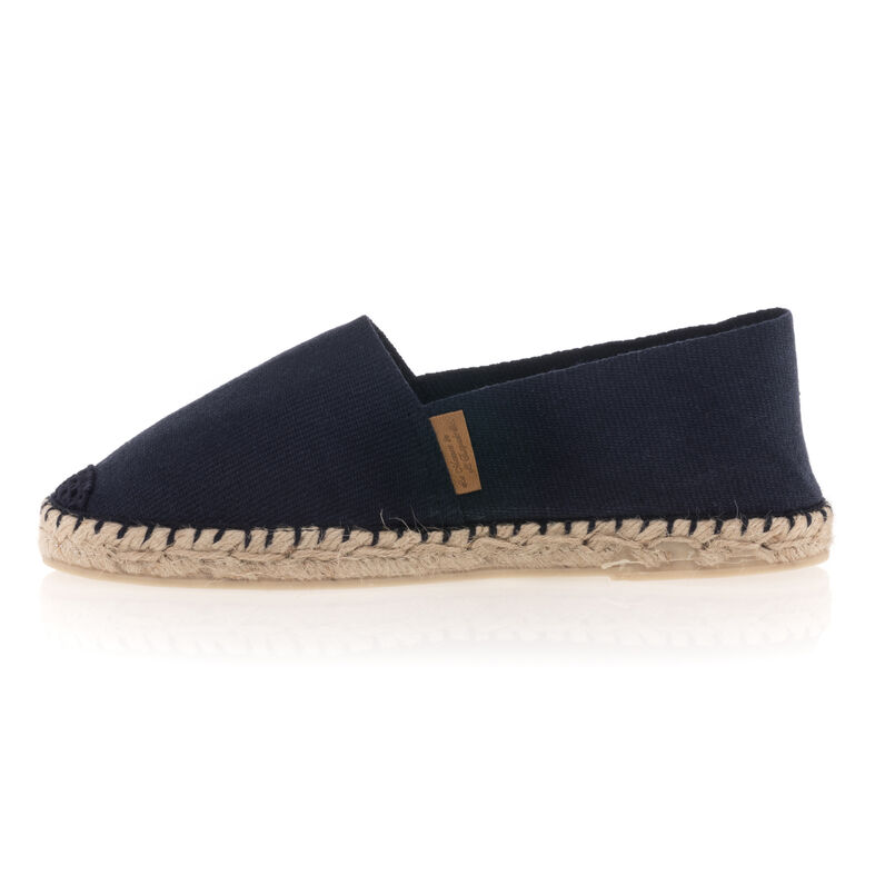 Blaue Damen-Espadrilles mit Seilsohlen