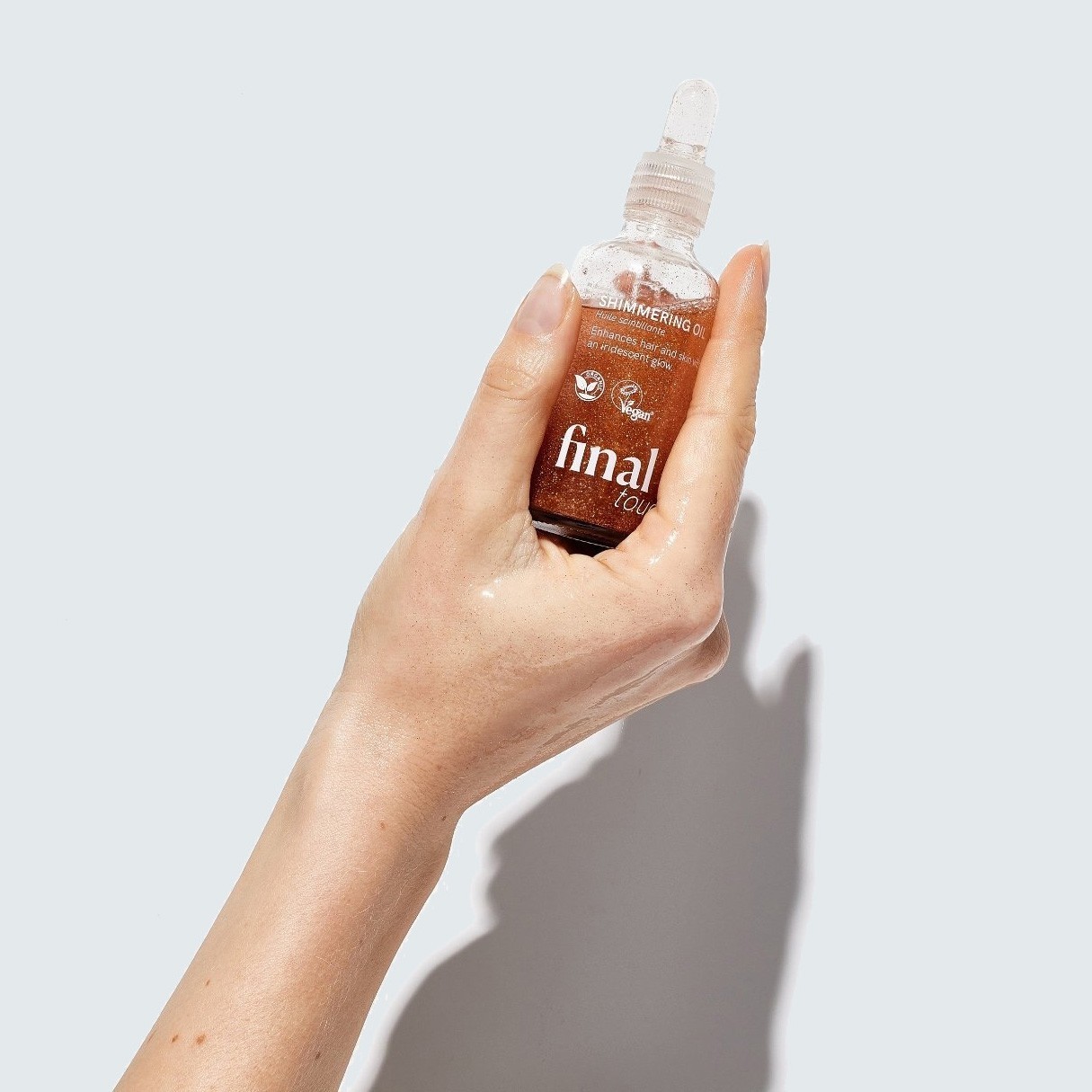 Trblietavý olej na vlasy Hairlust Final Touch - 45 ml