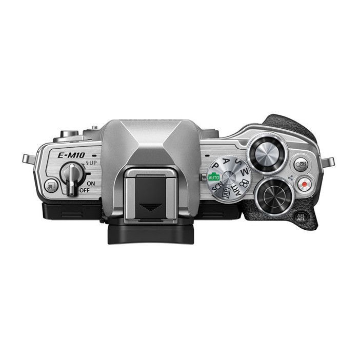 Camera - Olympus - OM-D E-M10 Mark IV - 20 MP - 5-axis image stabilization - Flip-out LCD screen