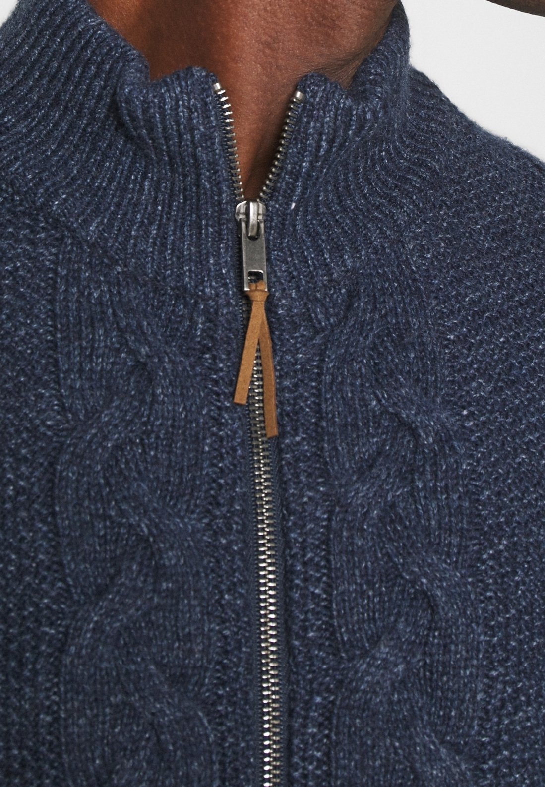 Pier One Cardigan - melert mørkeblå
