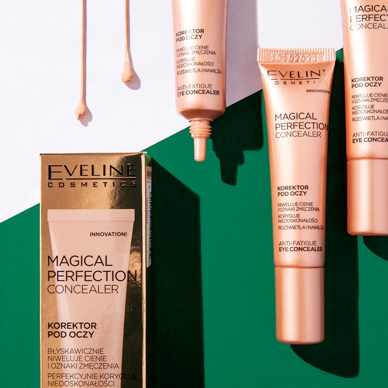 „Eveline Cosmetics Magical Perfection“ maskuoklis nuo tamsių ratilų po akimis