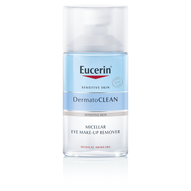 Eucerin DermatoCLEAN Micellaire Oogmake-up Remover, Waterbestendige Oogmake-up Remover, 125 ml