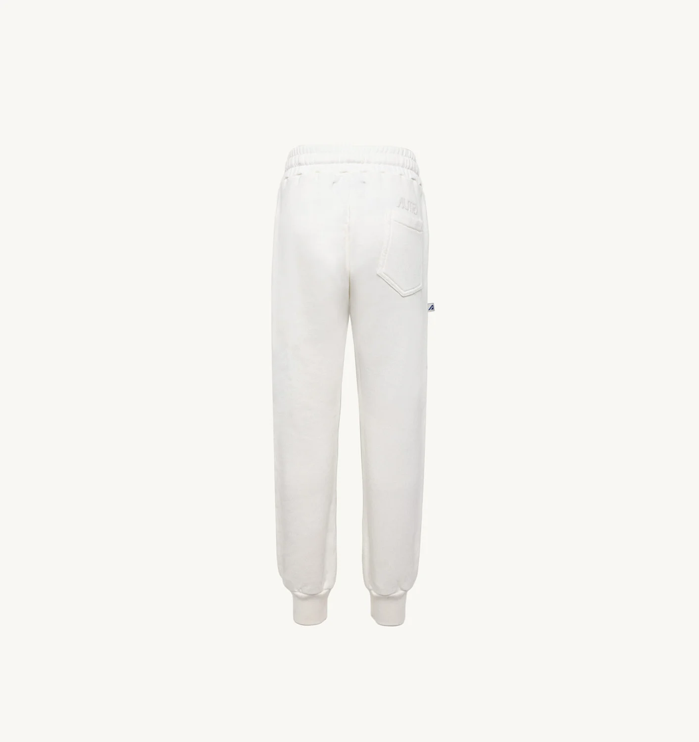 PANTALONI ALBI DIN JERSEY DE BUMBAC PENTRU COPII