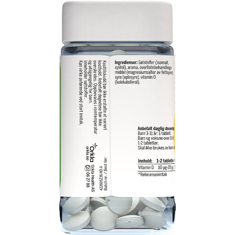 Collett Collett D-vitamin 95 tyggetabletter