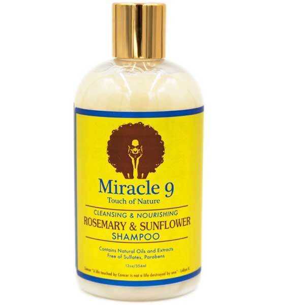 Miracle 9 Rosmariini- ja auringonkukkashampoo