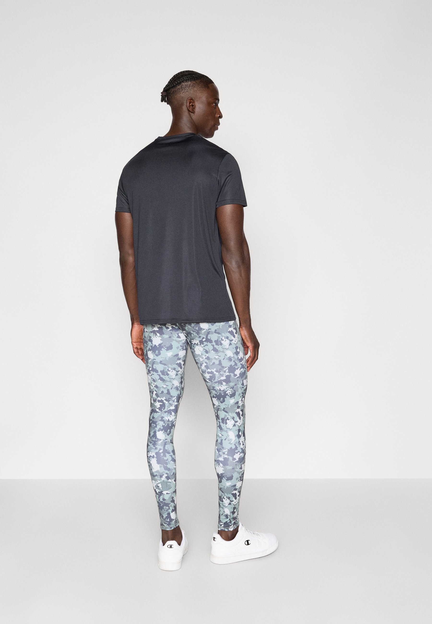 Leggings a compressione Champion Combat - Leggings - verde/nero