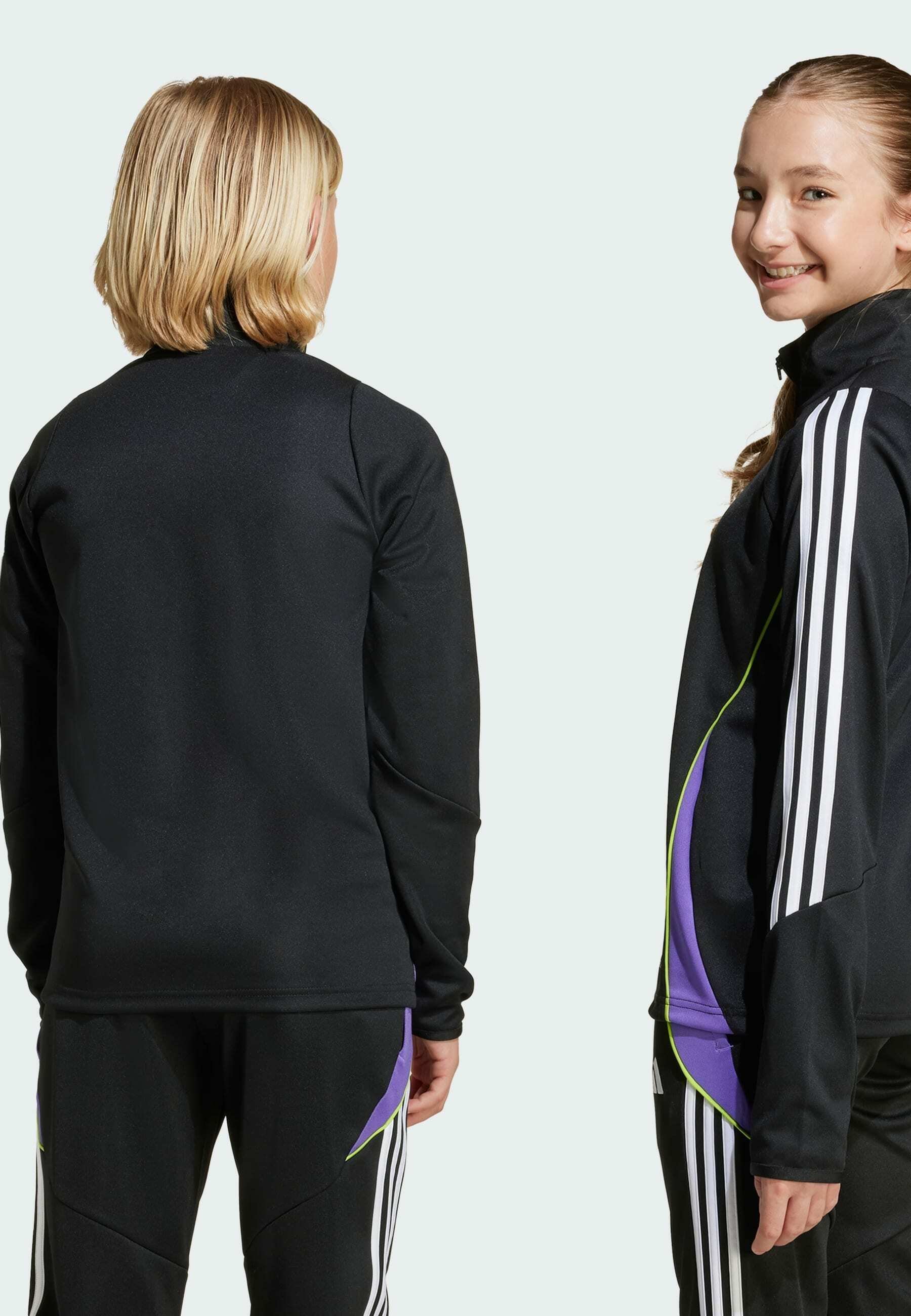 adidas Performance TIRO 24 KIDS - Top met lange mouwen - zwart paars rush