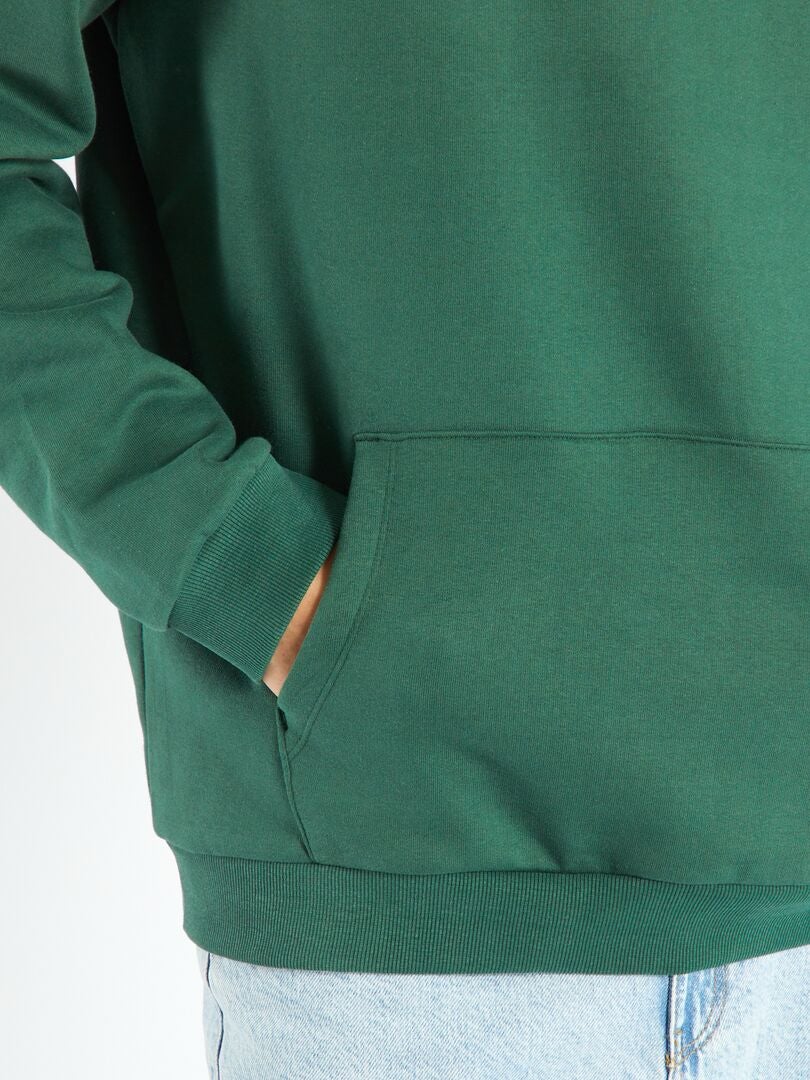 Moletom com bolso canguru - VERDE