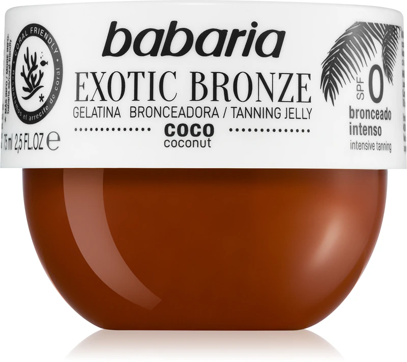 Telový gél Babaria Tanning Jelly Exotic Bronze pre intenzívne opálenie