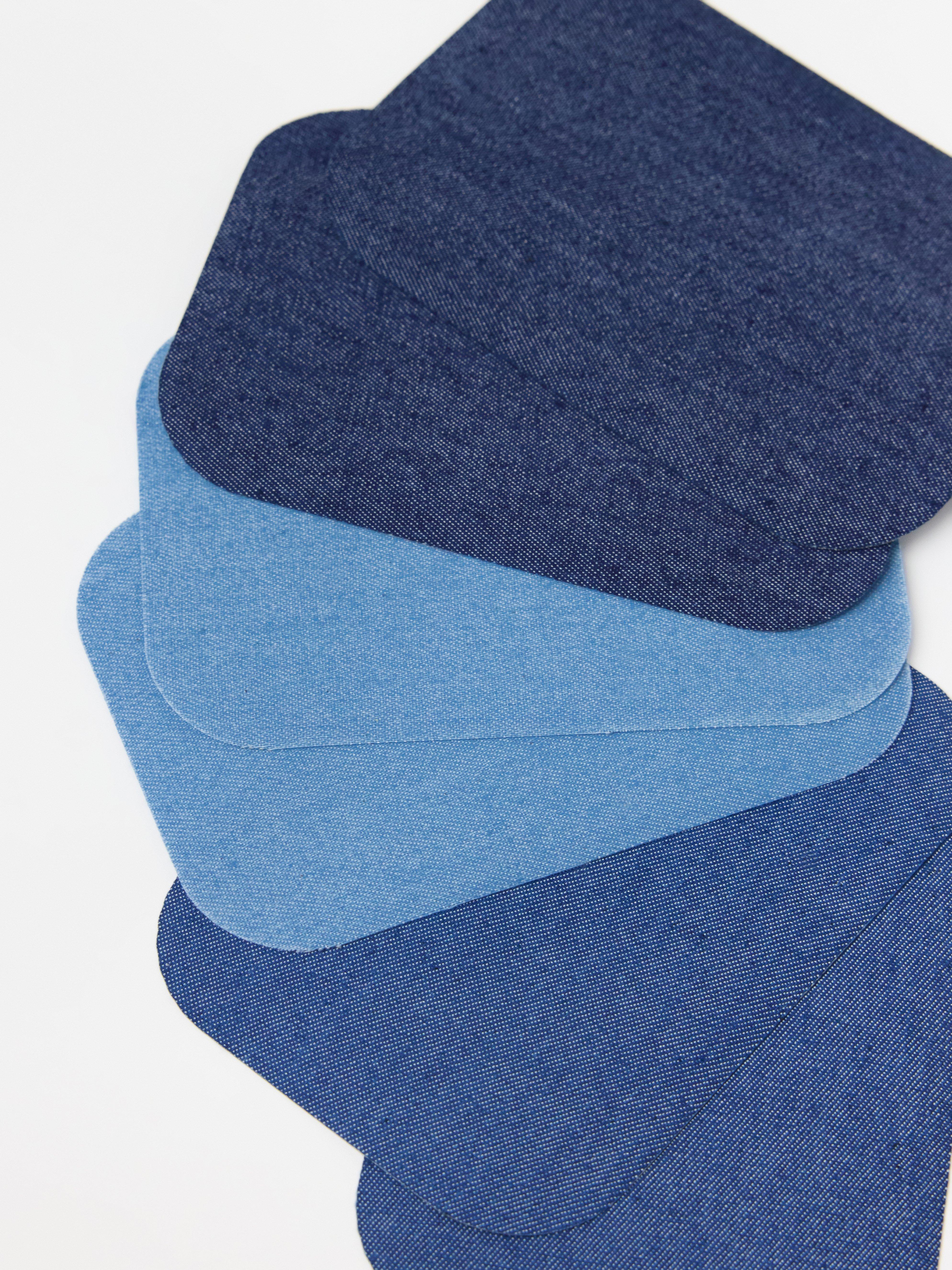Lagningslappar i denim Denim