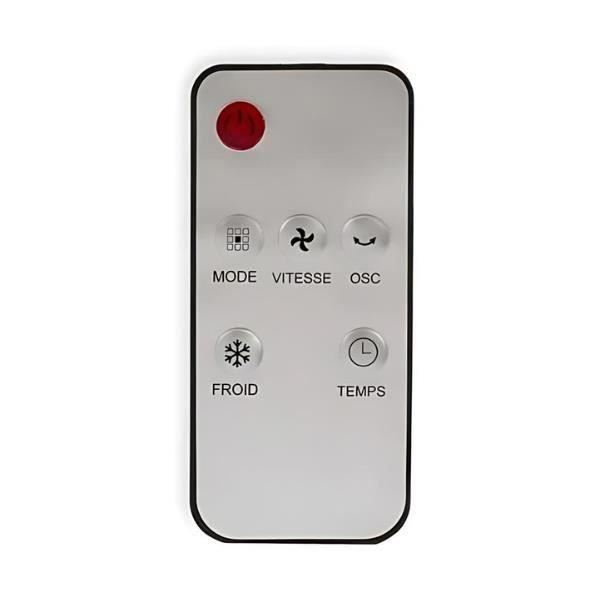 Rafraîchisseur d'air - HD4K - DOM473 - 3en1 - 80W - Réservoir 4L - Design contemporain